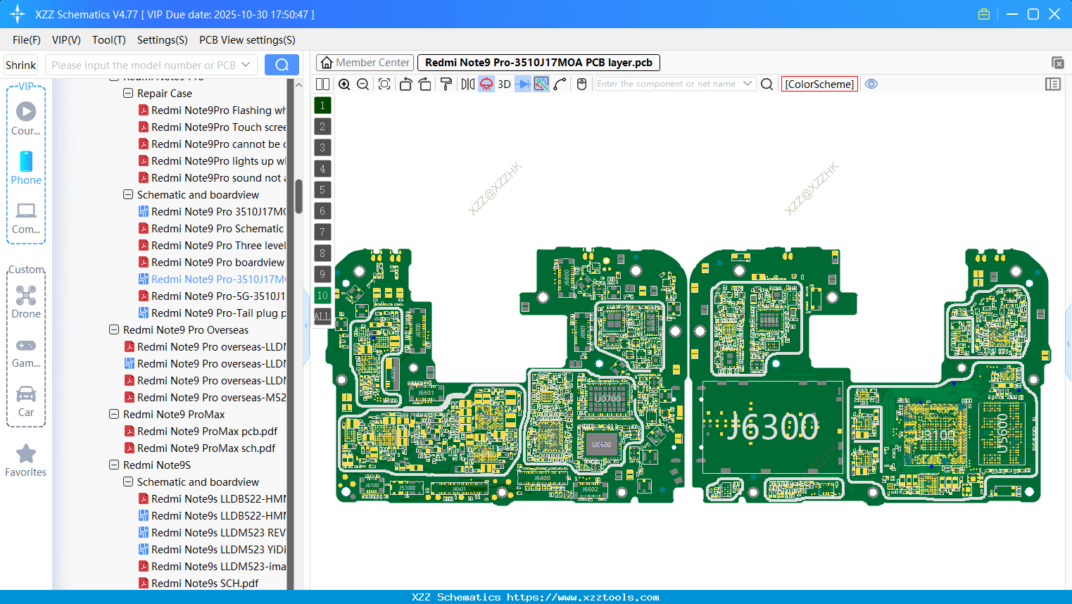 Xiaomi Redmi Note9 Pro-3510J17MOA PCB Layer